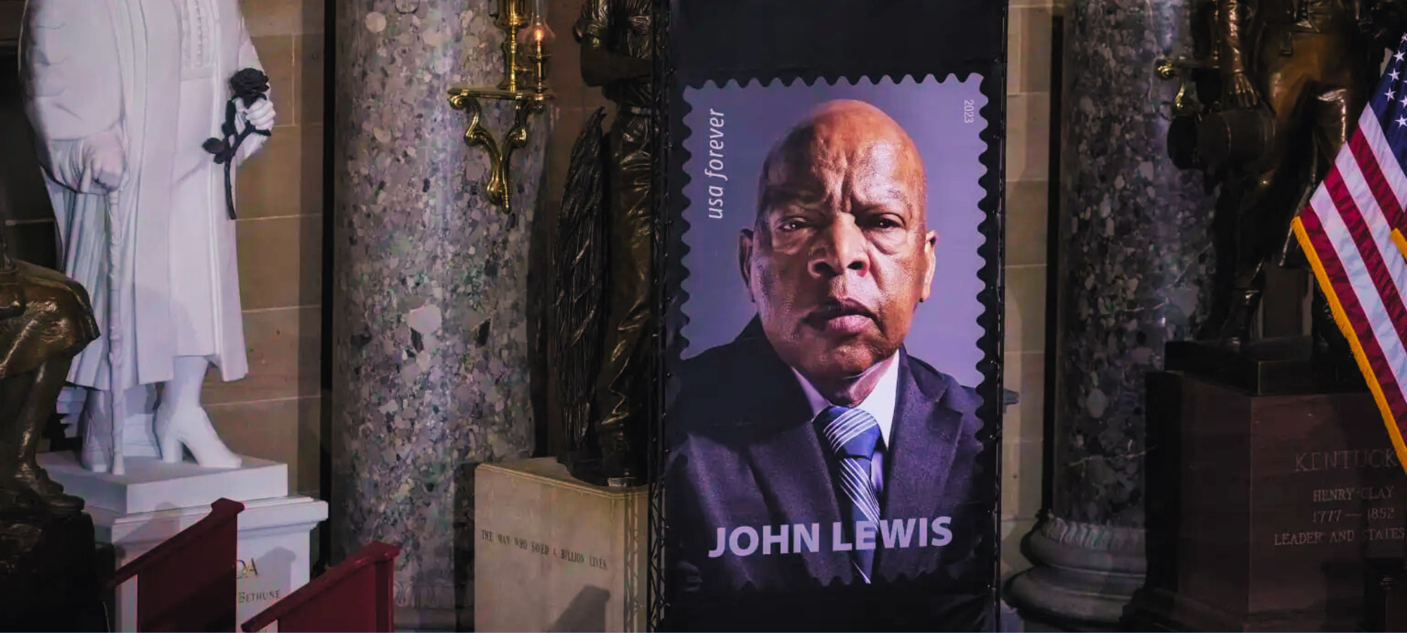 Opinion: What it means to have John Lewis on a U.S. stamp