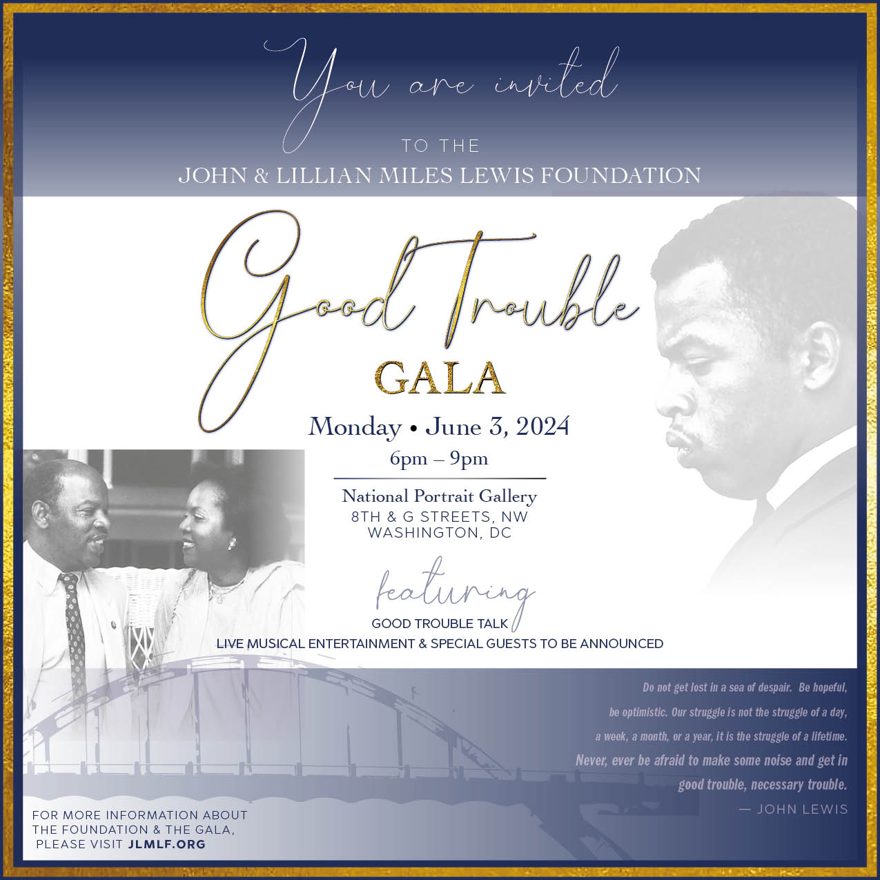 2024 Good Trouble Gala at The National Portrait Gallery in Washington, D.C.